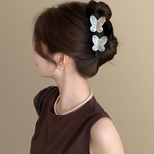 Acetate Butterfly Hair Claw Clip view 2