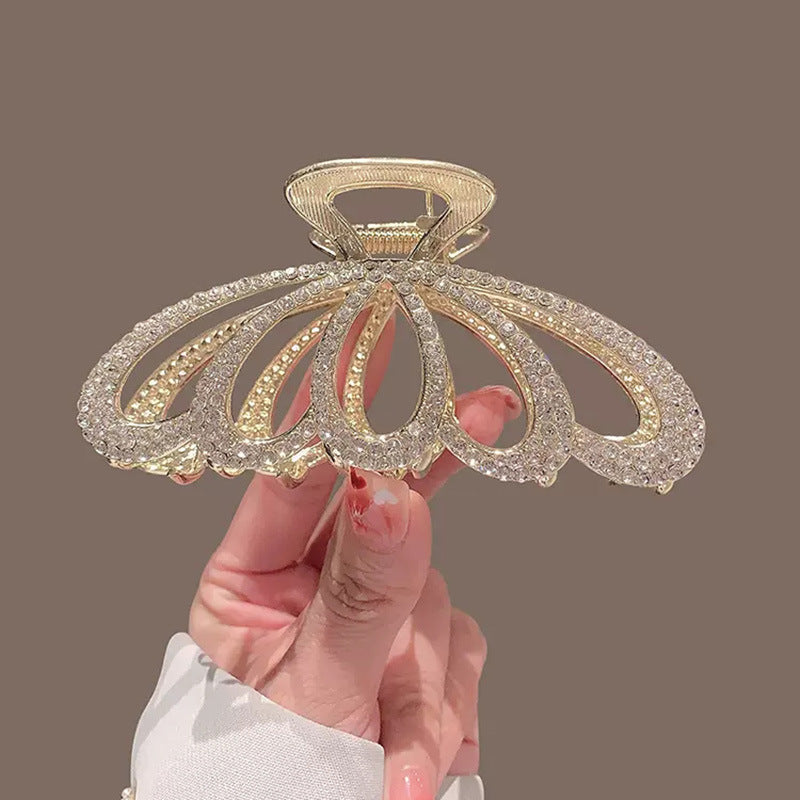 Gold Tail Fin Hair Claw Clip