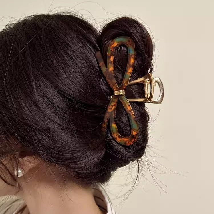 Acetate Bow Hair Claw Clip view 2