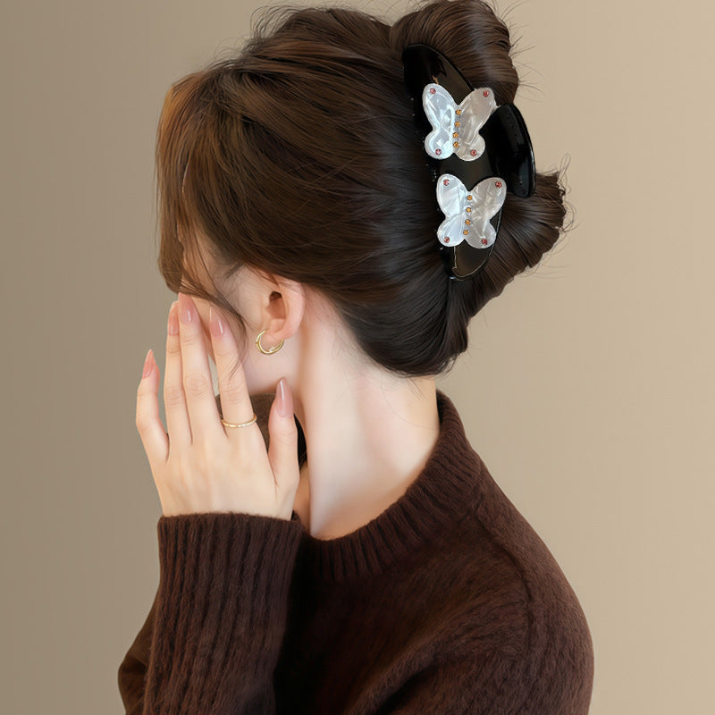 Acetate Butterfly Hair Claw Clip view 4