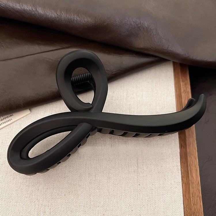 Burgundy Sculpted Hair Claw Clip view 11