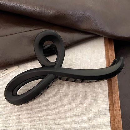 Burgundy Sculpted Hair Claw Clip view 11