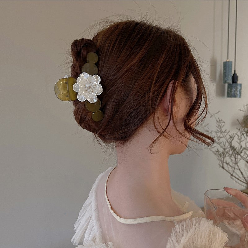 Camellia Hair Claw Clip view 3