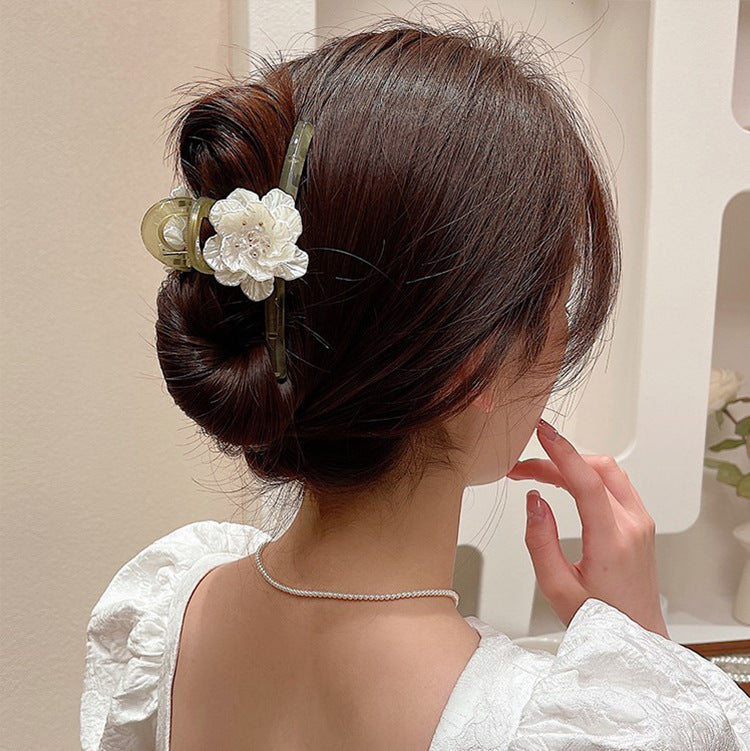 Camellia Hair Claw Clip