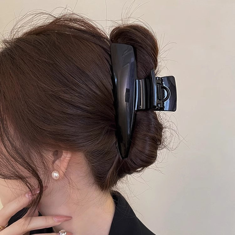 Chocolate Trapezoid Hair Claw Clip view 2