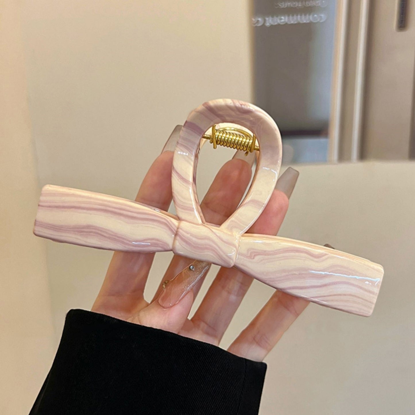 Classic Bow Hair Claw Clip view 18