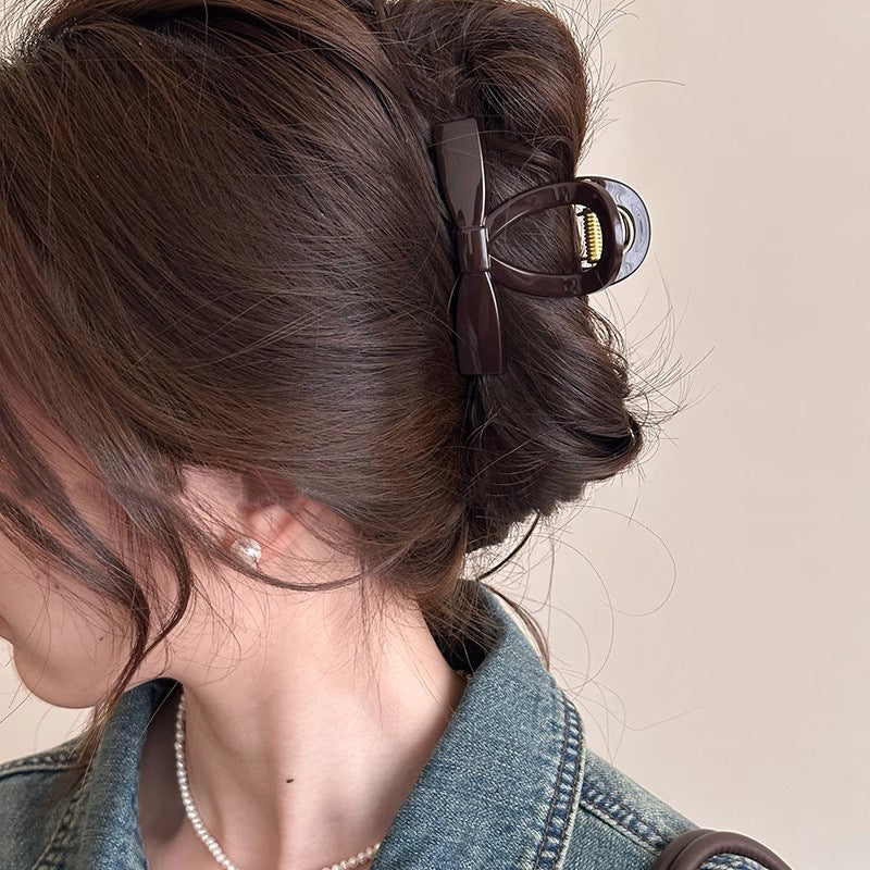 Classic Bow Hair Claw Clip view 7