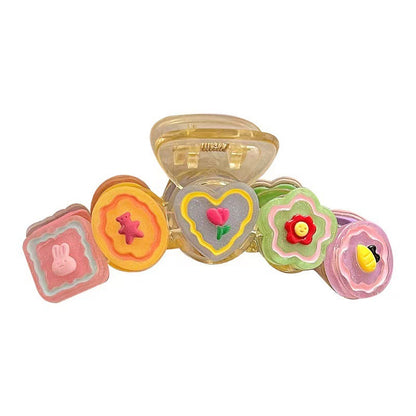 Cute Flower Hair Claw Clip view 5