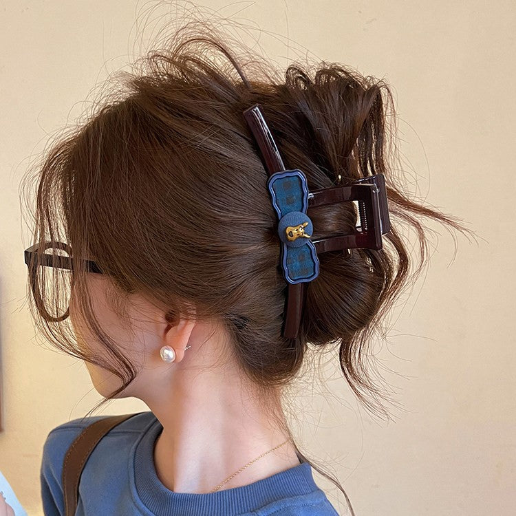 Dog Bow Hair Claw Clip view 4