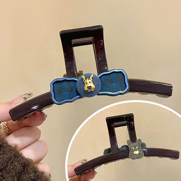 Dog Bow Hair Claw Clip view 6