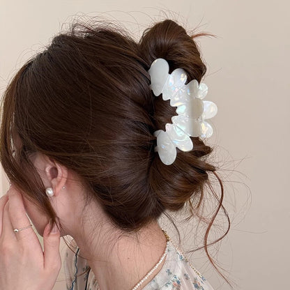 French Petal Flower Hair Claw Clip view 4