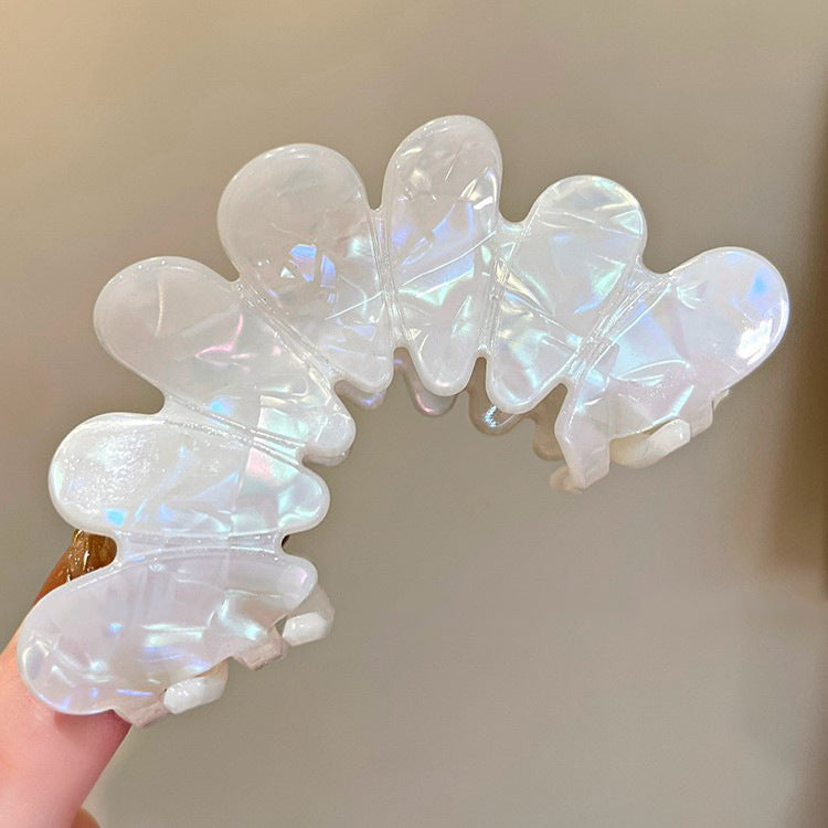 French Petal Flower Hair Claw Clip view 6