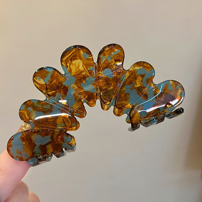 French Petal Flower Hair Claw Clip view 7