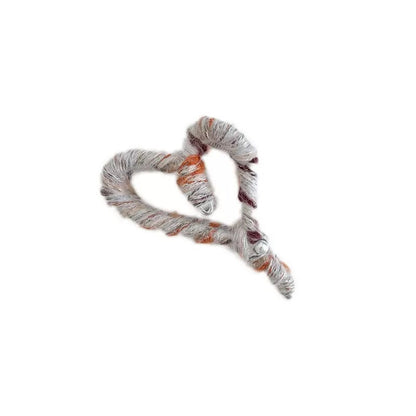 Fuzzy Heart Hair Claw Clip view 5