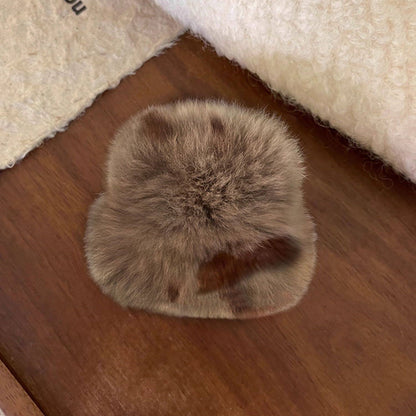 Fuzzy Mini Hair Claw Clip view 6