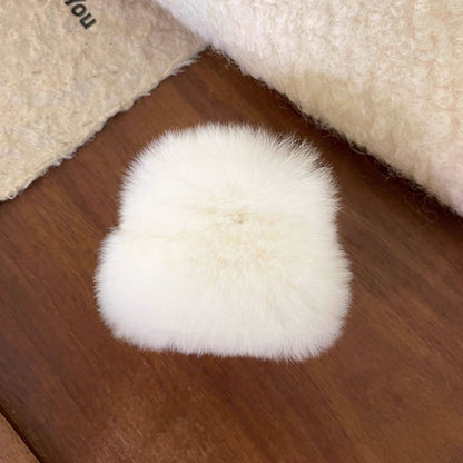 Fuzzy Mini Hair Claw Clip view 8