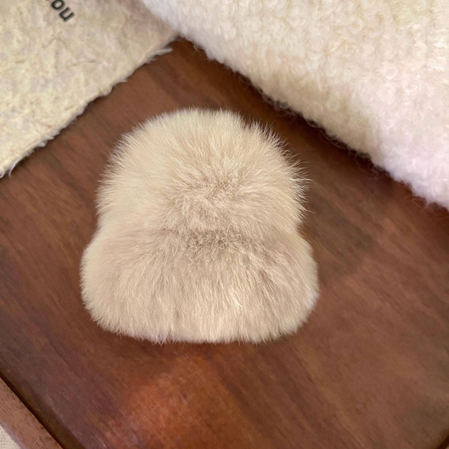 Fuzzy Mini Hair Claw Clip view 9