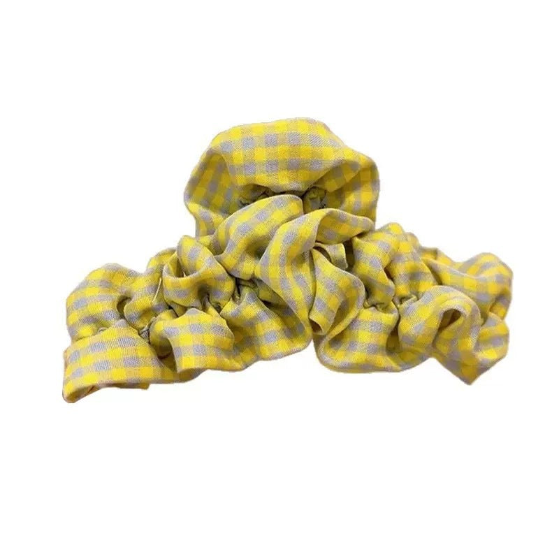 Gingham Ruffle Hair Claw Clip view 5