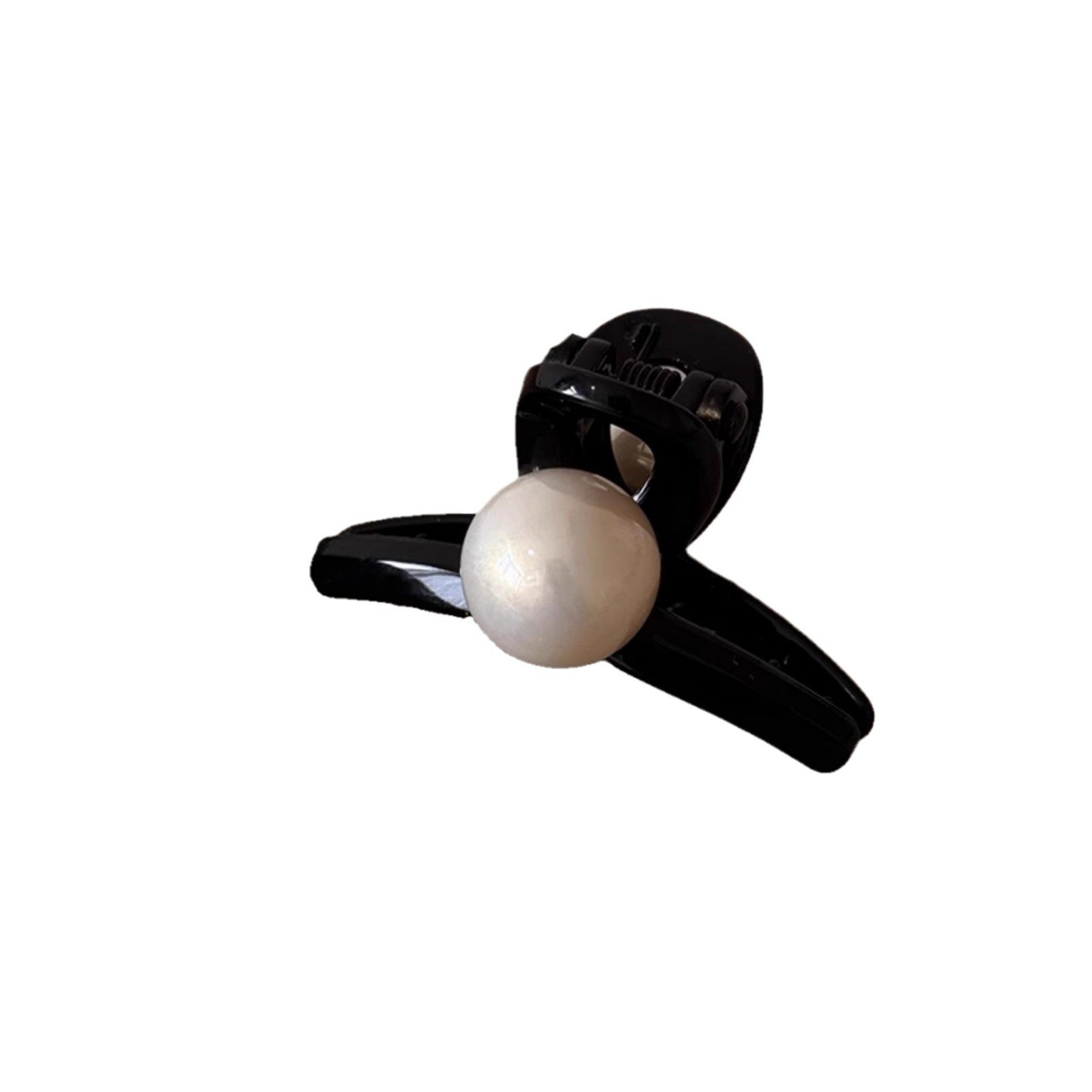 Glossy Pearl Mini Hair Claw Clip view 5