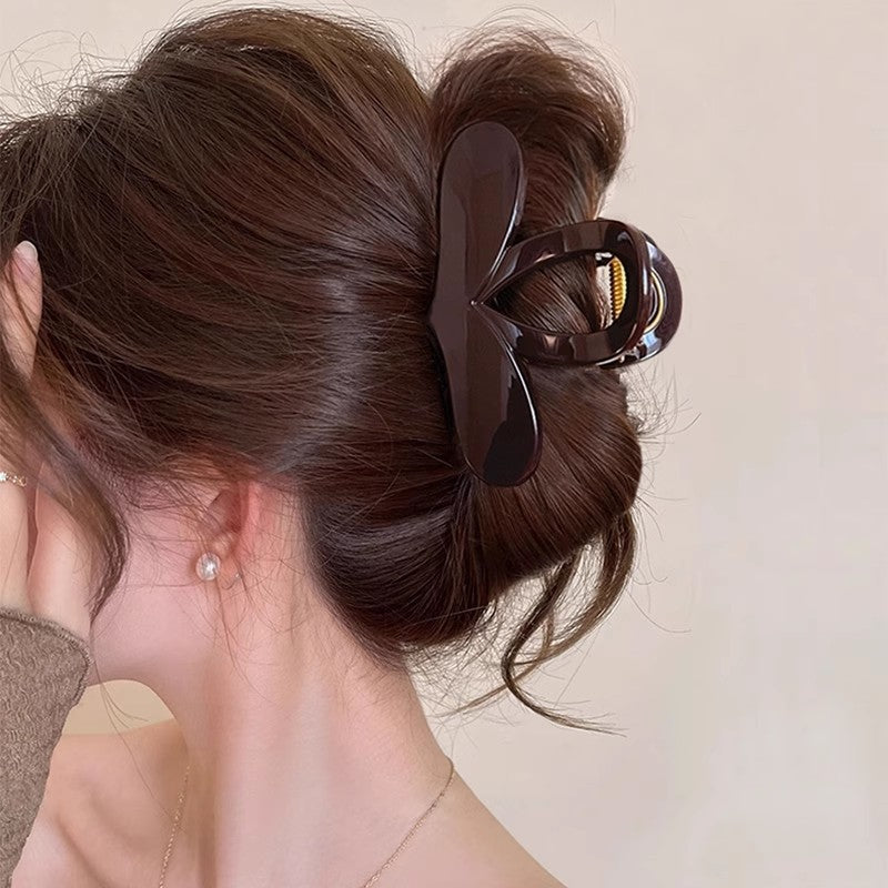 Heart Acetate Hair Claw Clip