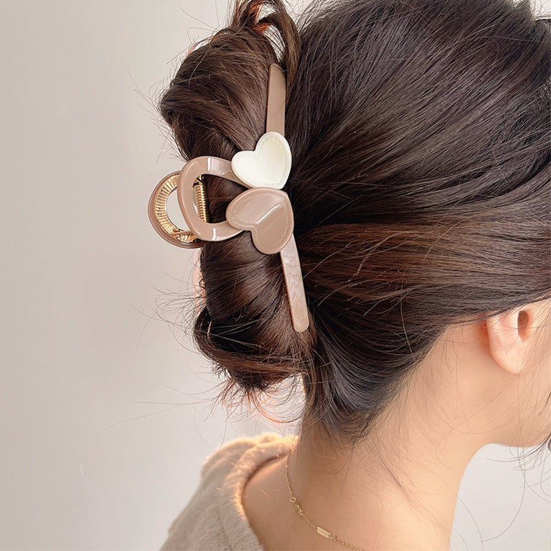 Heart Hair Claw Clip view 2