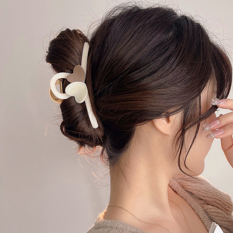 Heart Hair Claw Clip