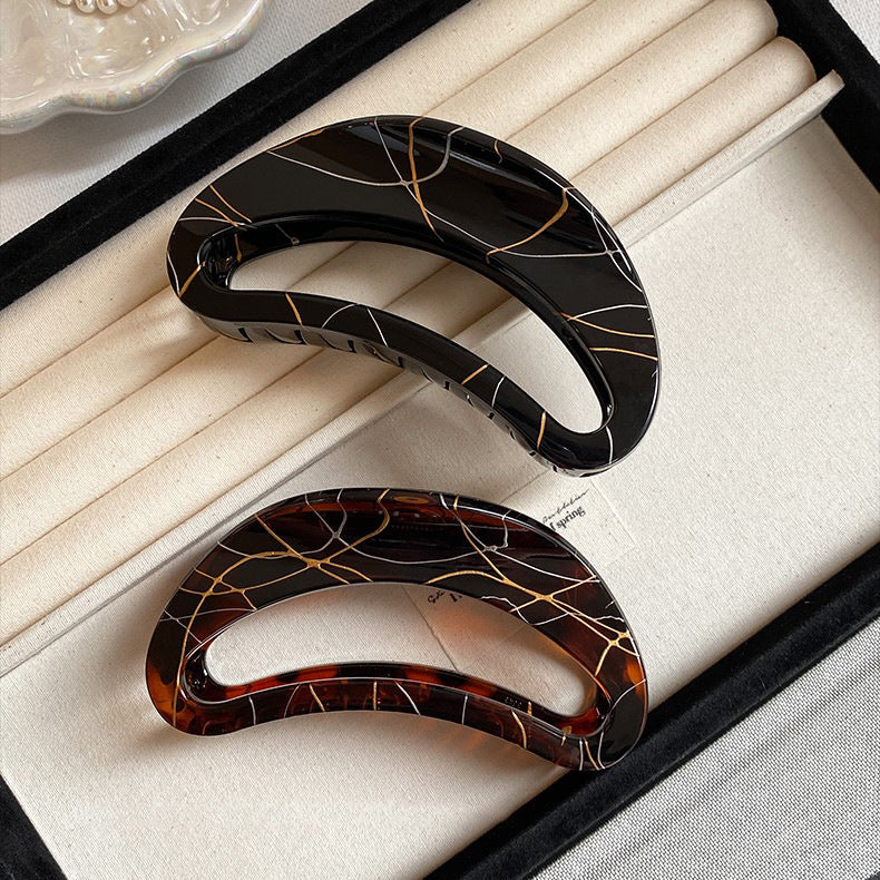 Ink Shell Hair Claw Clip view 2