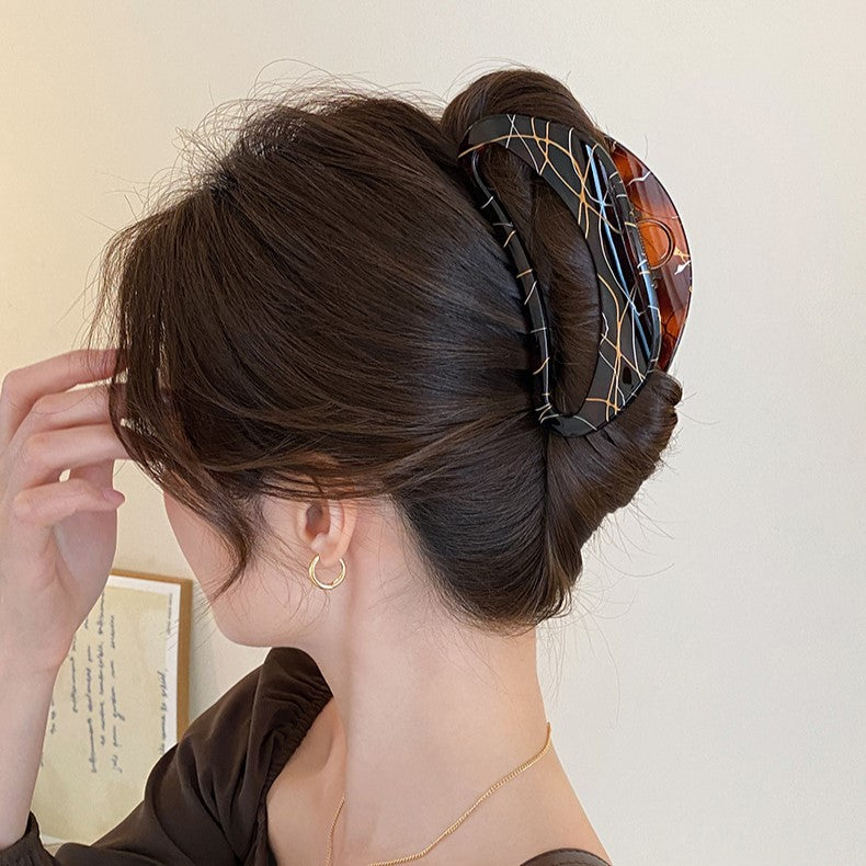 Ink Shell Hair Claw Clip view 4