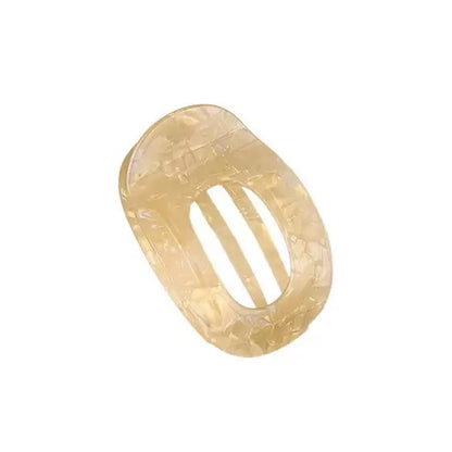 Iridescent Oval Hair Claw Clip view 5