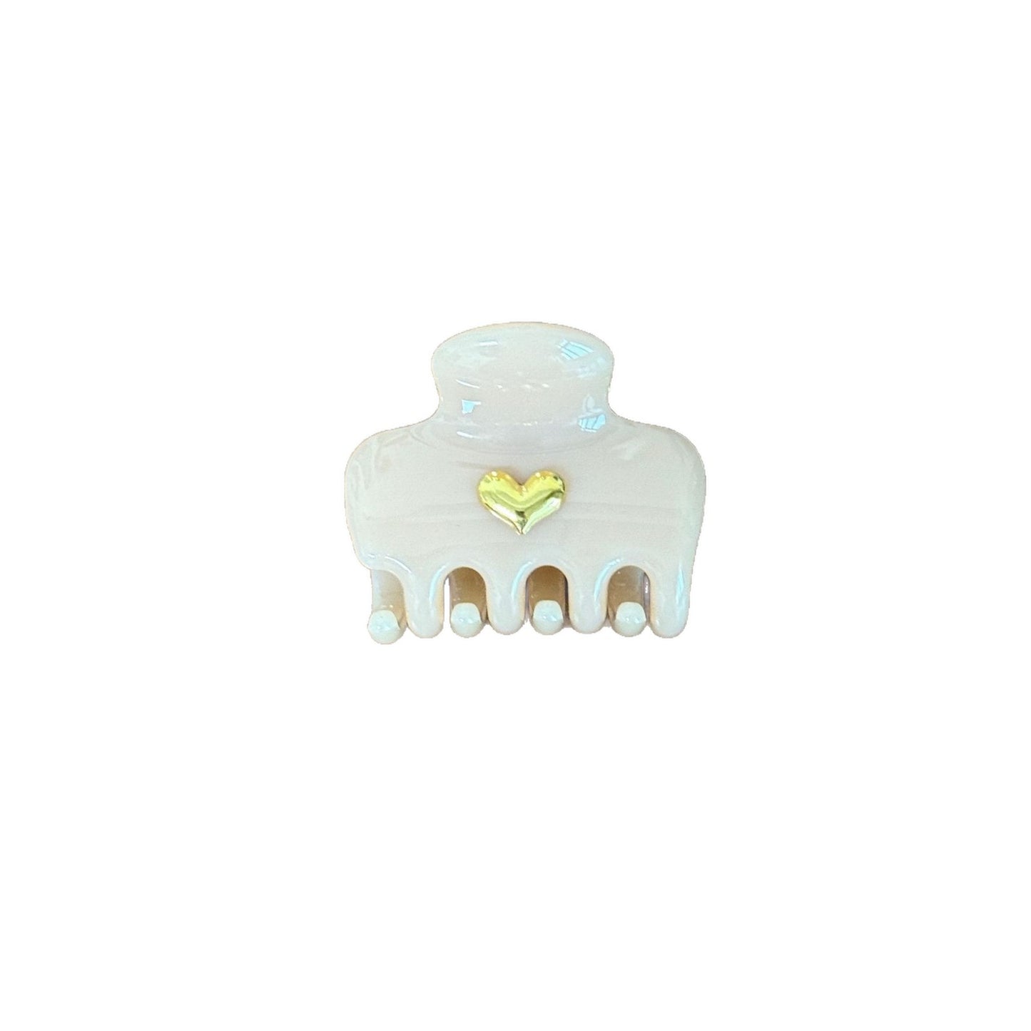 Jelly Heart Mini Hair Claw Clip view 5