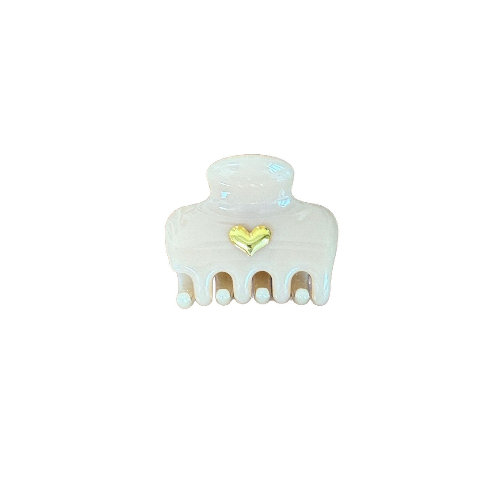 Jelly Heart Mini Hair Claw Clip view 5