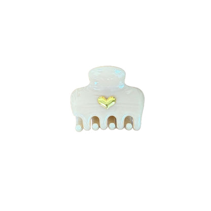 Jelly Heart Mini Hair Claw Clip view 5