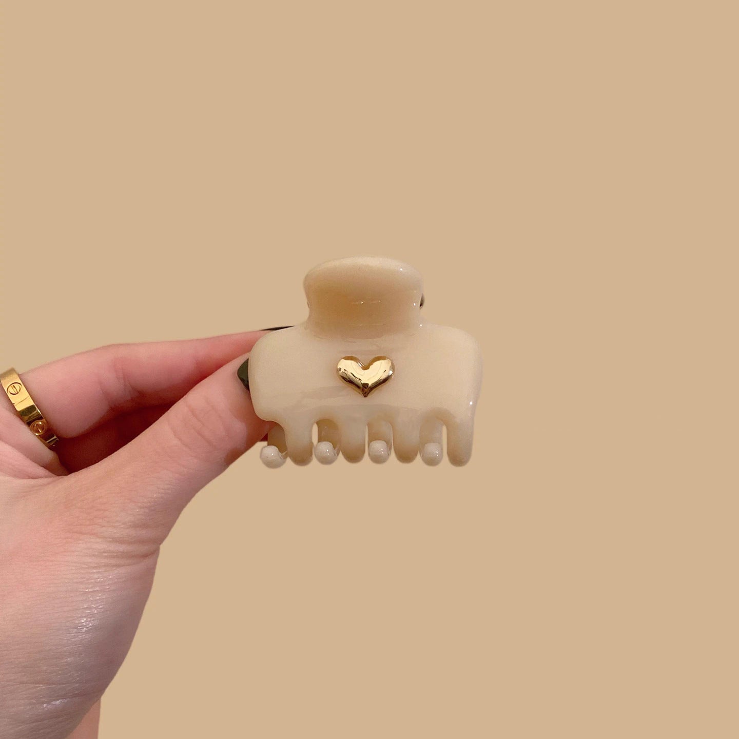 Jelly Heart Mini Hair Claw Clip view 7