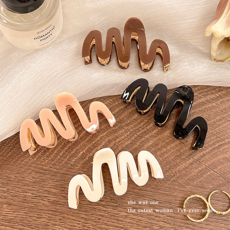Jelly Wave Hair Claw Clip view 2