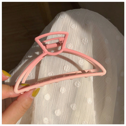 Large Gradient Pink Metal Hair Claw Clip view 11