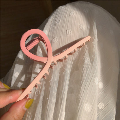 Large Gradient Pink Metal Hair Claw Clip view 6