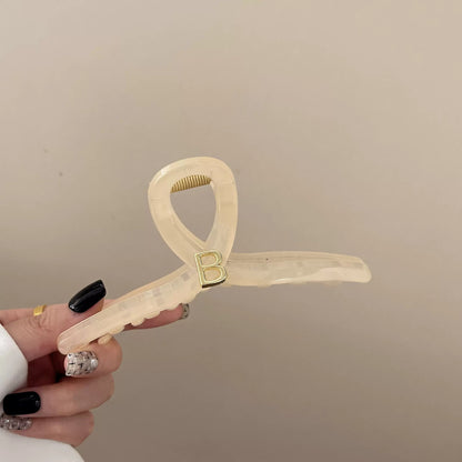Large Letter B Hair Claw Clip view 6