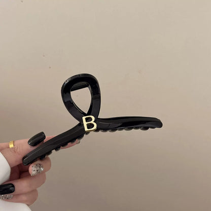 Large Letter B Hair Claw Clip view 7