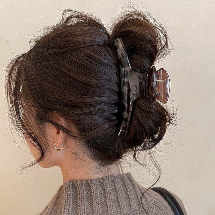 Leopard Oversized Hair Claw Clip view 4