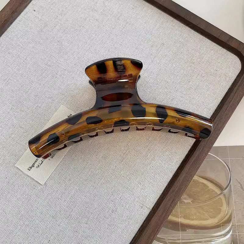 Leopard Oversized Hair Claw Clip view 6