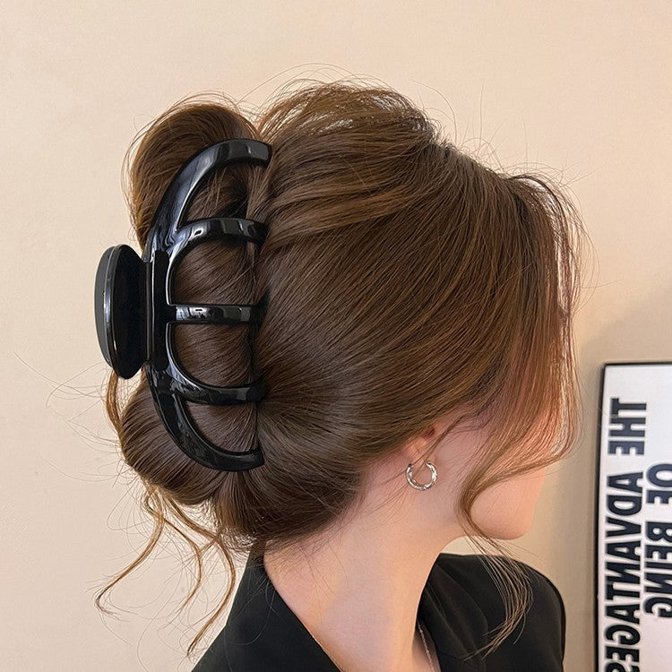Leopard Pumpkin Hair Claw Clip view 3