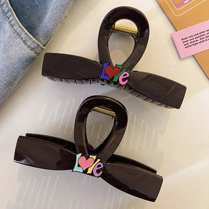 Love Letter Hair Claw Clip view 2