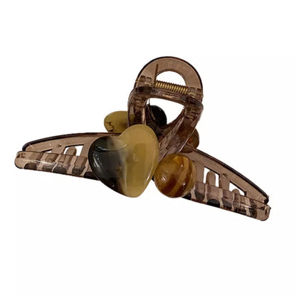 Marbled Heart Hair Claw Clip view 5