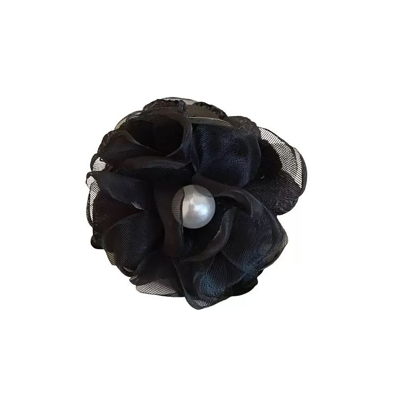 Mesh Flower Hair Claw Clip view 5