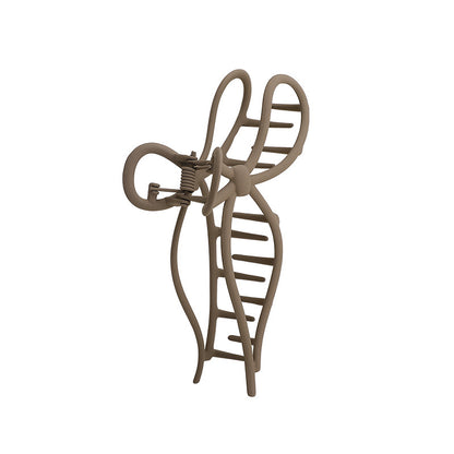 Minimal Bow Metal Hair Claw Clip view 5