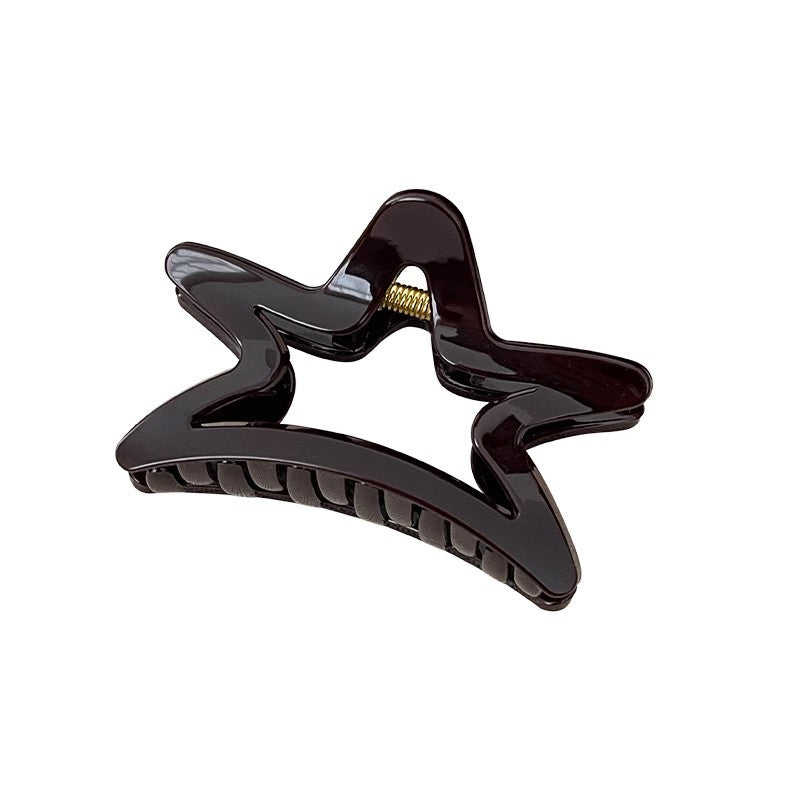Open Star Hair Claw Clip view 5