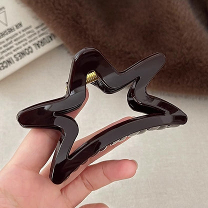 Open Star Hair Claw Clip view 6