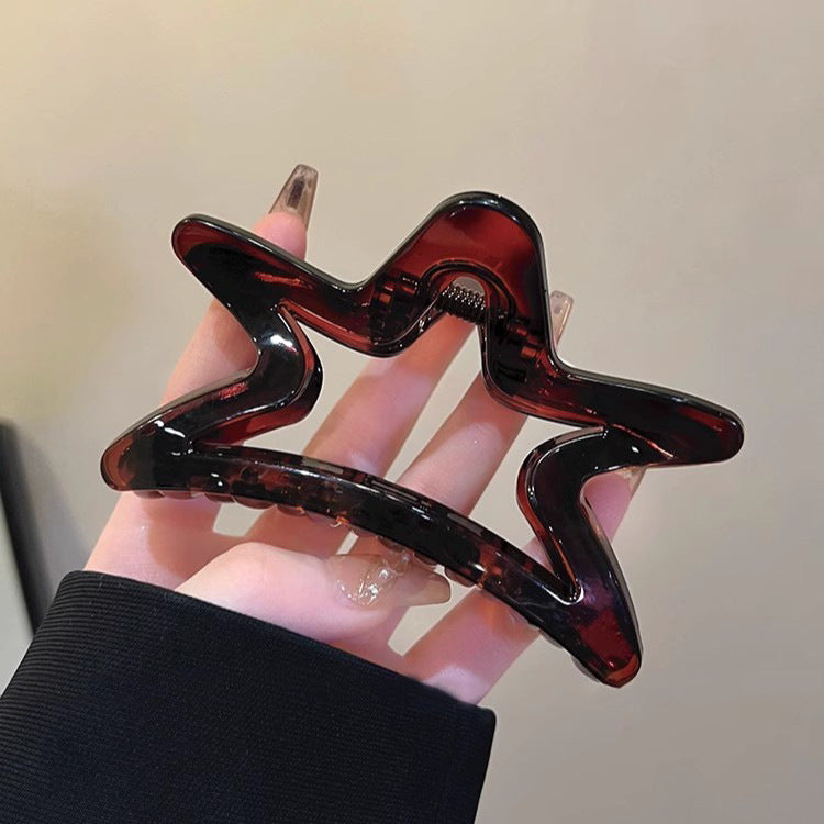 Open Star Hair Claw Clip view 8