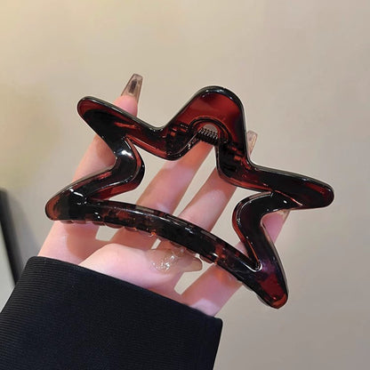 Open Star Hair Claw Clip view 8
