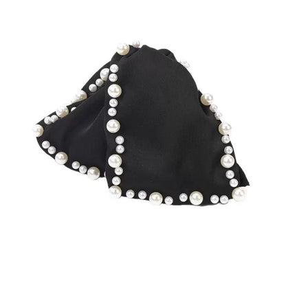 Pearl Edge Bow Hair Claw Clip view 5